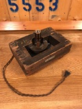 Vintage Industrial Salvaged Lamp Fixture