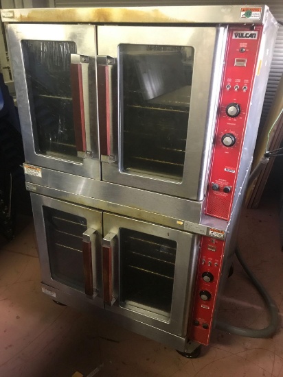 Vulcan Double Decker Oven. on casters