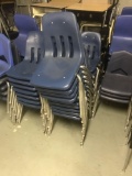 Large lot of assorted Student chairs, all selling for one money