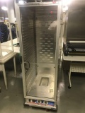 Wilder Upright Heated transport cabinet on casters