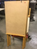 2- wooden easels, missing top piece