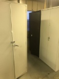 3- metal double door upright cabinets
