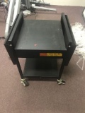 Metal Multimedia Cart on casters