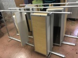 Lot of 3 upright storage compartments/shelving units