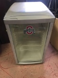 Small Mini fridge with OSU decal