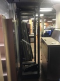 Server rack, approx 76 inches tall