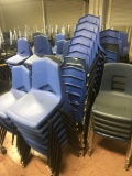 123- Plastic Student chairs, selling times the money