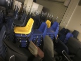 Mega lot of school chairs, read entire description