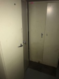 Metal cabinet lot, upright 2 door cabinets