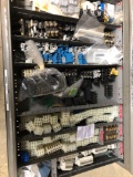 Drawer load of terminal strips and fuse holders