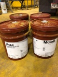 Lot of (2) NEW 5 gal buckets of Mobil Hyd Oil/Gear Oil