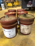 Lot of (2) 5 gal buckets of Mobil Bearing/Cylinder Oil