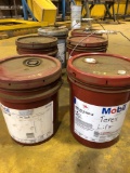 Lot of (2) 5 gal Mobil Gear Oil/Hydraulic Oil