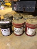 Lot of (3) 5 gal buckets of assorted oils