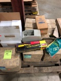 Wholesale lot of rubber gloves, scouring pads, and misc