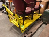 Steel yellow shop cart