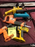 Group lot of power tools.