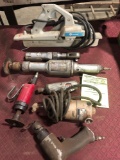 Group lot of misc air tools etc