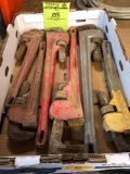 1 lot of (6) Pipe Wrenches.