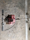 Concrete Vibrator Screed with 12 ft Aluminum straight edge.