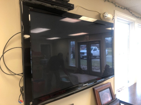 58 in Panasonic Viera Flat Screen TV w/ hanger