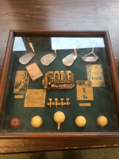 Golf shadow box