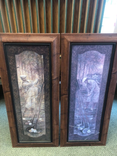 Pair of 2 Vintage Golfers.