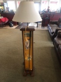 Vintage Golf Framed Collage Lamp