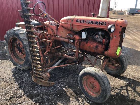 Vintage Allis-Chalmers B Model Row-Crop Tractor