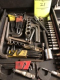 Bulk drawer Lot of Allen wrenches, Star sockets, and more