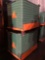 2 Steel Stackable Shipping Containers-48x36x32 in