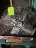 Patton 30 inch wall mount Shop Fan powers on 34 inch base