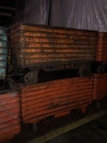 2 Rolling Steel Parts Hoppers -60x40x24 in.