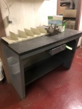 Vintage steel and granite testing bench