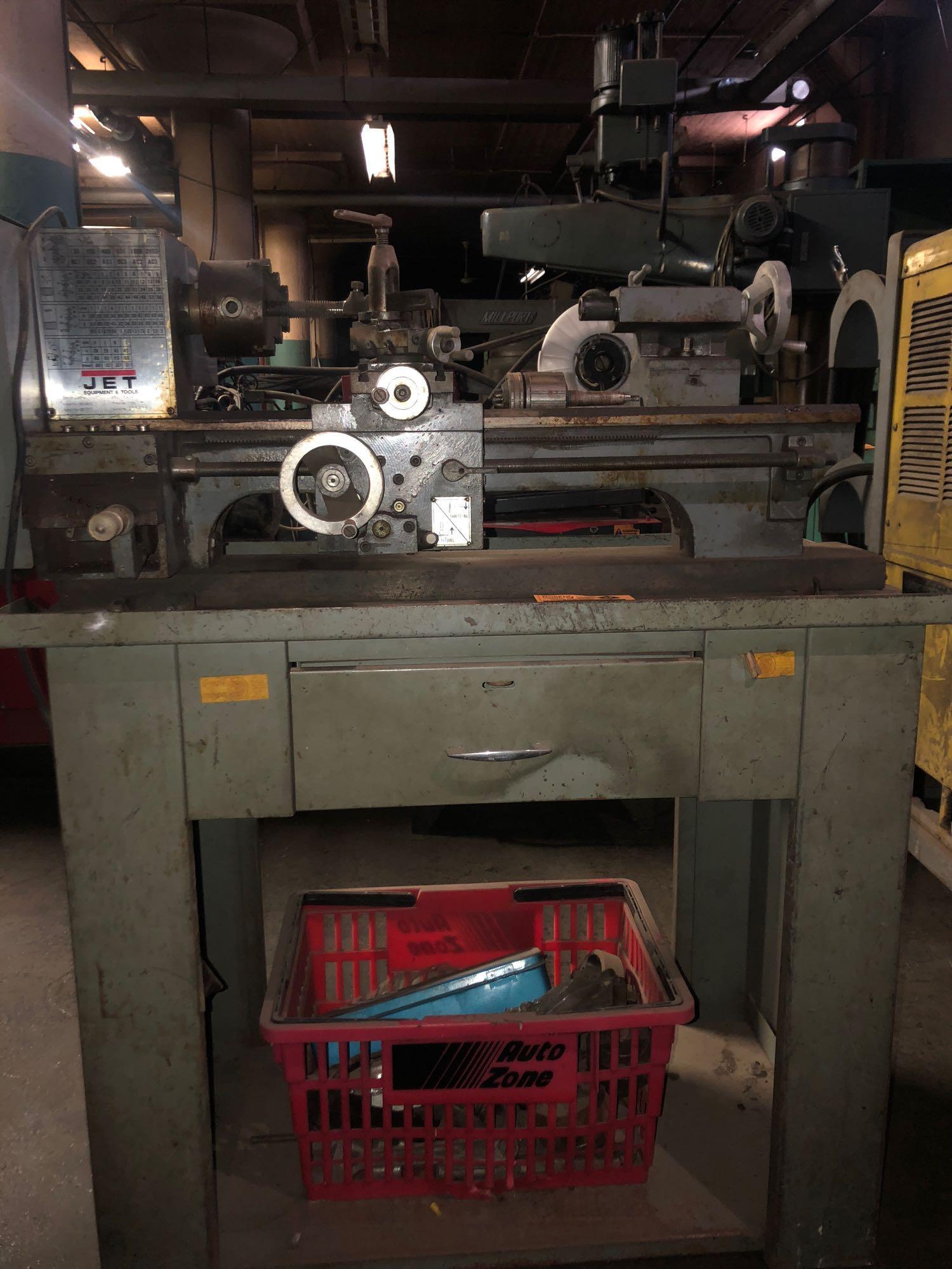 Jet Bench Lathe Bd 920l Industrial Machinery Equipment