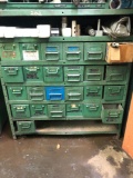 Vintage Steel Hardware Drawers and Sorter