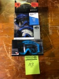 Group lot of 4 off road goggles