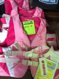 Set of 3 Pink Yamaha Life Jackets