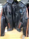 New Leather King Vented Retro Speedway Riding Coat