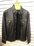 New Victory Leather button up Coat