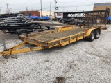 2003 Cleveland Trailer Co, 22 ft x 6ft 4 in tandem axle equipment trailer