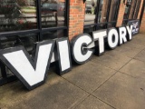 VICTORY 21 ft Long Lighted Dealer Sign