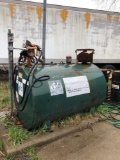 500 gal outdoor above ground fuel tank w/ GasBoy Meter