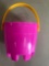 Small Magenta Bucket (for sand & water) (packaged in quantities of 35/box)(Pallet)