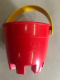 Small Red Bucket (for sand & water) (packaged in quantities of approx 72/Box (Pallet)