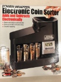 The Power Wrapper Electronic Coin Sorter (adds/subtracts electronically, starts and stops