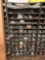 Vintage Adjustable 57 Slot Hardware Bins w/ Contents