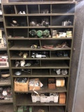 Vintage Adjustable Hardware Bins w/Contents