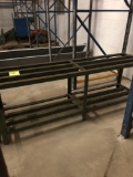 Medium sized steel die rack approx 7ft
