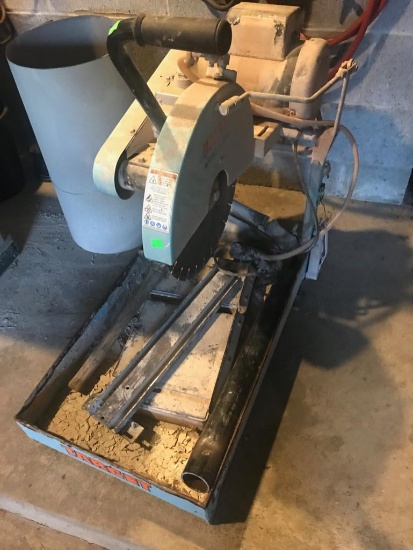 Target Masonry Wet Saw with reservoir, works as intended